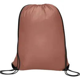 Symphony 210D Drawstring Bag Burnt Orange